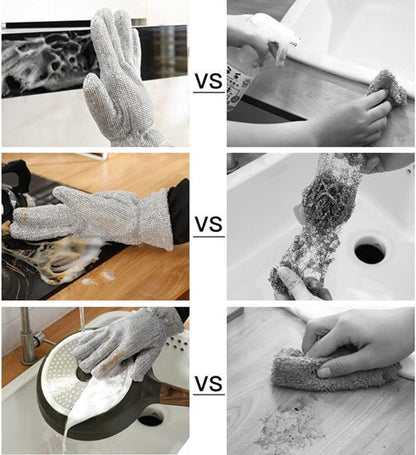 Wire Dishwashing Gloves (Pack of 2)