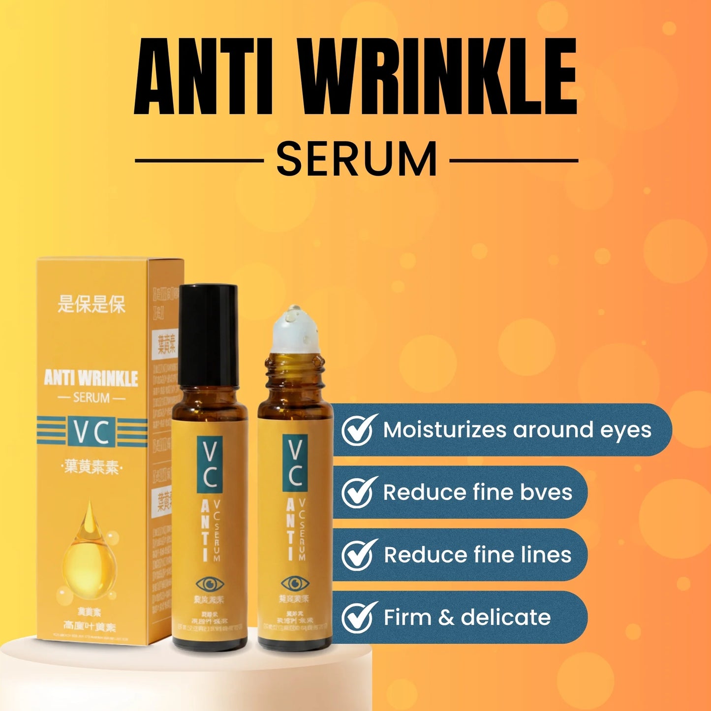 LutiSkin™ Firming & Anti-Wrinkle Serum – Pack of 2 (50ml Each)